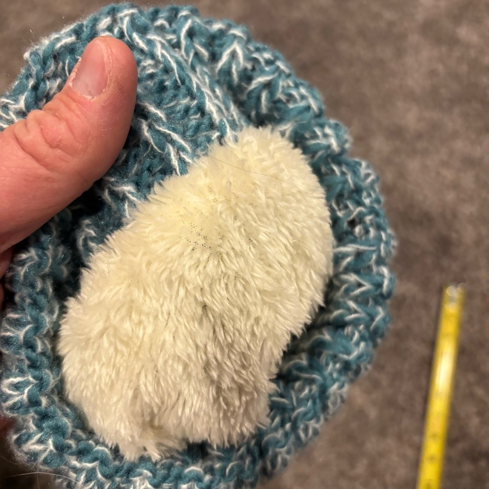 Blue Knit Polar Extreme Stocking Hat - Picture 3 of 3